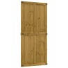 Porte de grange Corona Brun Miel 90 x 210 cm Bois de pin massif 645217645217