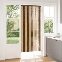 Rideau anti-insectes en chenille Marron et beige 90 x 200 cm 645219645219