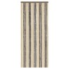 Rideau anti-insectes en chenille Marron foncé et beige 645220645220