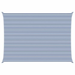 Voile d'ombre Bleu et Blanc 7 x 5 m 100 % polyester Oxford 645221645221