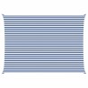 Voile d'ombre Bleu et Blanc 7 x 5 m 100 % polyester Oxford 645221645221