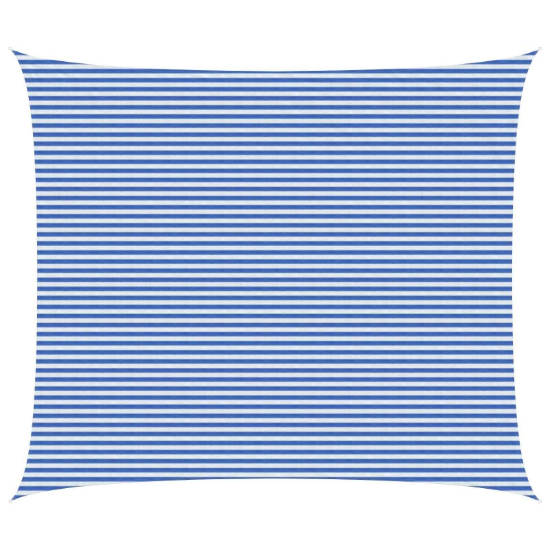 Voile d'ombre Bleu et Blanc 6 x 7 m HDPE 645222645222