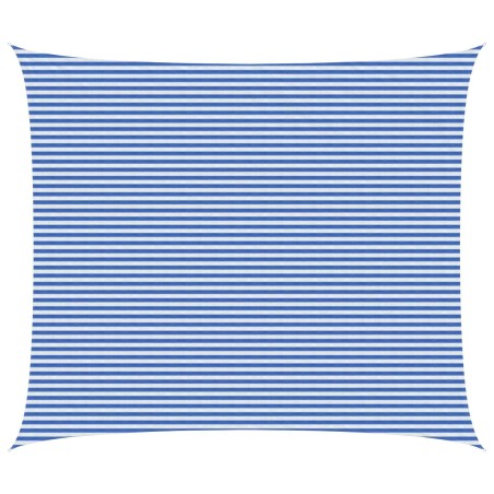 Voile d'ombre Bleu et Blanc 6 x 7 m HDPE 645222645222