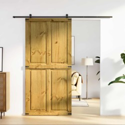 Porte de grange Corona Brun Miel 100 x 210 cm 645223645223