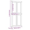 Porte de grange Corona Brun Miel 100 x 210 cm 645223645223