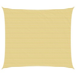 Voile d'ombre Jaune et blanc 6 x 7 m HDPE 645226645226