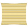 Voile d'ombre Jaune et blanc 6 x 7 m HDPE 645226645226