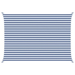Voile d'ombre Bleu et Blanc 5 × 3,5 m 100 % polyester Oxford 645237645237