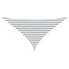 Voile d'ombre Gris clair et blanc 3 x 3 x 4,24 m 645240645240