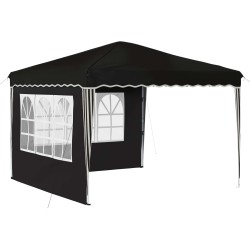 Tente de fête pop-up 288 x 288 x 245 cm Noir Tissu Oxford 645247645247