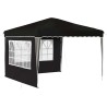 Tente de fête pop-up 288 x 288 x 245 cm Noir Tissu Oxford 645247645247
