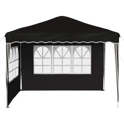 Tente de fête pop-up 288 x 288 x 245 cm Noir Tissu Oxford 645247645247