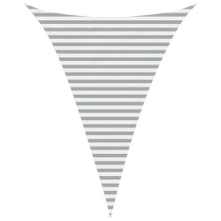 Voile d'ombre Gris clair et blanc 3 x 4 x 4 m 645251645251