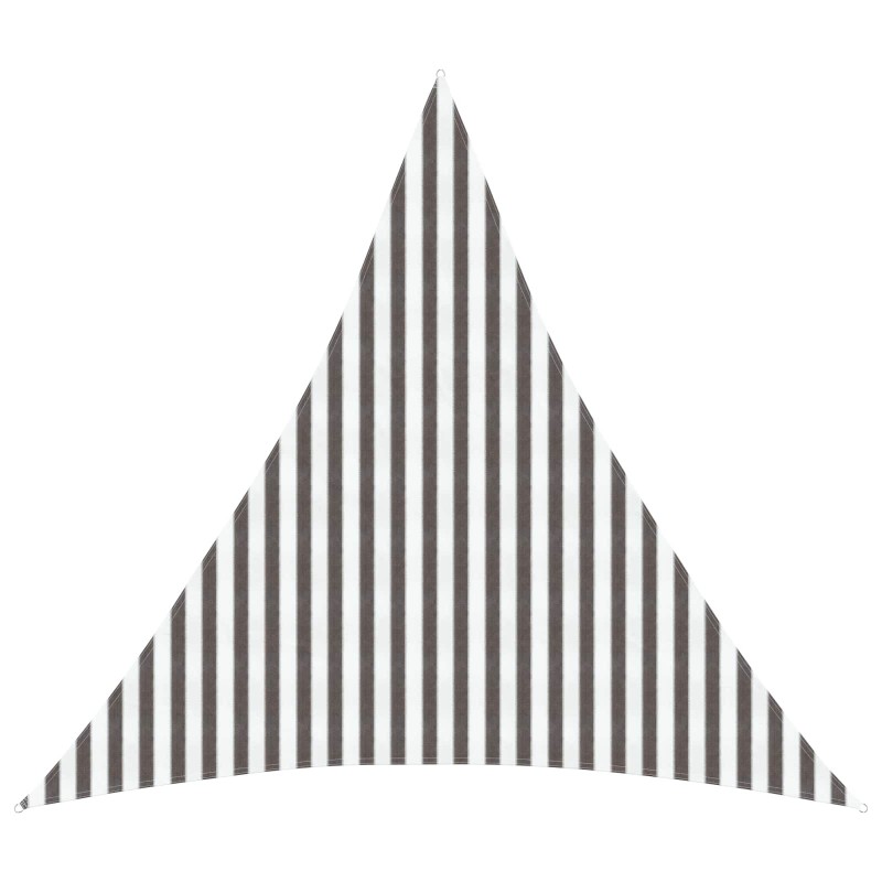 Voile d'ombre Gris clair et blanc 4 x 4 x 4 m HDPE 645252645252