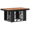 Ensemble de salle à manger pour jardin 3 pcs Noir et gris 645259645259