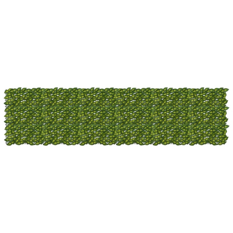 Écran de balcon avec feuilles Vert et jaune 300 x 75 cm 645260645260