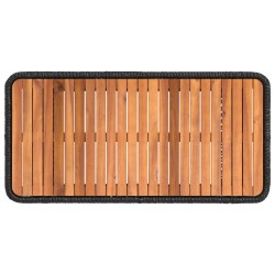Ensemble de salle à manger pour jardin 4 pcs Noir et Crème 645264645264