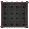 Jardinière avec Roues Marron 40 x 40 x 29 cm PP 645268645268
