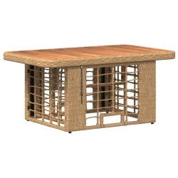 Ensemble de salle à manger pour jardin 3 pcs Nature et Blanc 645273645273