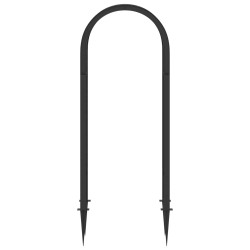 Arche à roses avec pointes Anthracite 97 x 43 x 218 cm PP 645277645277