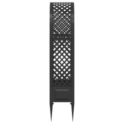 Arche à roses avec pointes Anthracite 97 x 43 x 218 cm PP 645277645277