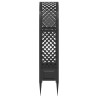 Arche à roses avec pointes Anthracite 97 x 43 x 218 cm PP 645277645277