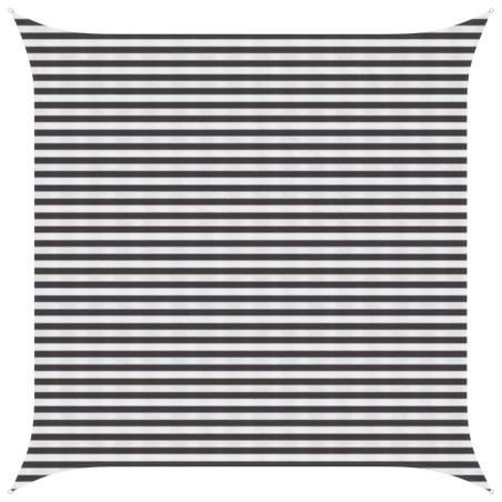 Voile d'ombre Anthracite et blanc 4,5 x 4,5 m HDPE 645280645280