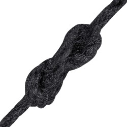 Fil en jute 2 pcs 2 Noir Jute 100% Tossa 645282645282