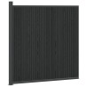 Panneau de clôture WPC et Aluminium Noir 645286645286