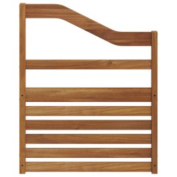 Accoudoirs 2 pcs Marron 59 x 4 x 73 cm Bois d'ingénierie 645288645288
