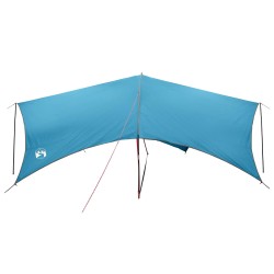Tarp de camping résistant à l'eau Bleu 695 x 580 x 200 cm 645298645298