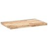 Dessus de table rectangulaire 80x50x4 cm bois massif d'acacia 645303645303