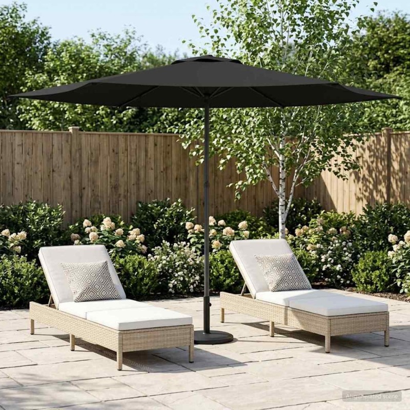 Parasol de jardin 300 x 300 cm Polyester Rectangulaire 645317645317