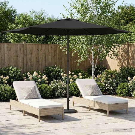 Parasol de jardin 300 x 300 cm Polyester Rectangulaire 645317645317
