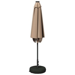 Parasol de jardin avec lumières LED et base 270 x 270 cm 645323645323