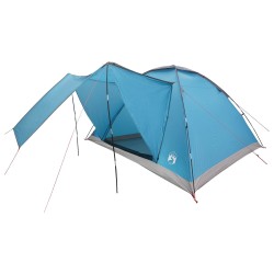 Tente de camping avec toit Bleu 6 personnes Polyester et Acier 645328645328