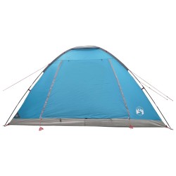 Tente de camping avec toit Bleu 6 personnes Polyester et Acier 645328645328