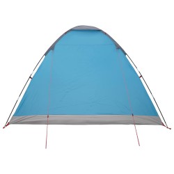 Tente de camping avec toit Bleu 6 personnes Polyester et Acier 645328645328