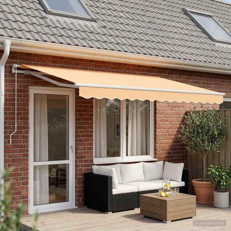 Toile de rechange pour auvent Sable 5 x 3 m Polyester 645332645332