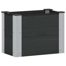 Jardinière surélevée Noir 50 x 30 x 36 cm 645339645339