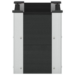 Jardinière surélevée Noir 50 x 30 x 36 cm 645339645339