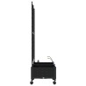Porte-plante de jardin avec irrigation et roues 2 pc Noir PP 645340645340