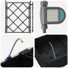 Porte-plante de jardin avec irrigation et roues 2 pc Noir PP 645340645340