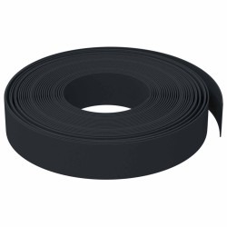 Bordures 25 m 10 cm PE Noir 645345645345