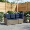 Sofa de jardin avec accoudoirs et sofa d'angle 2 Pièce Rotin PE 645346645346