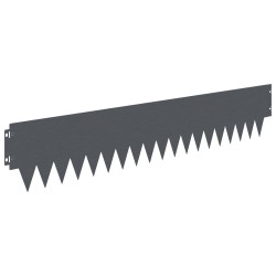 Bordure de Pelouse 20 pcs 103 x 20 cm métal Anthracite 645348645348