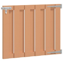 Porte de Jardin 100 x 80 cm WPC et Aluminium Marron 645353645353