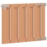 Porte de Jardin 100 x 80 cm WPC et Aluminium Marron 645353645353