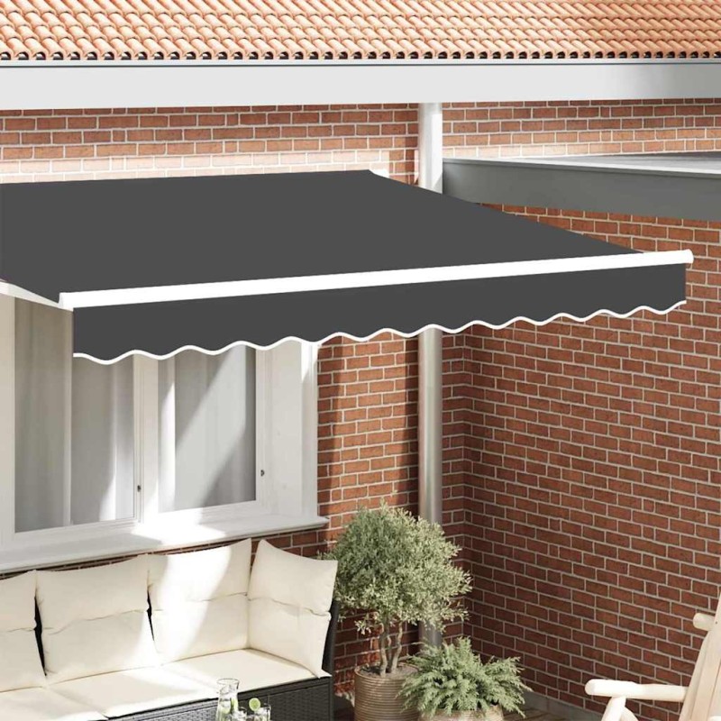 Remplacement de lambrequin Rayures Anthracite 2,5 m Polyester 645354645354