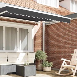 Remplacement de lambrequin Rayures Anthracite 2,5 m Polyester 645354645354